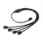 Akasa AK-CBLD04-50BK RGB 4pin Splitter schwarz