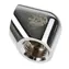 BitsPower Winkeladapter 90° G1/4" (F) > G1/4" (F) silber