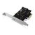 Icy Box IB-PCI1901-C32 schwarz-silber / zusätzliche PCIe x4 Karte / USB-C
