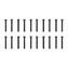 EKWB EK-Loop Kreuzschlitzschrauben-Set M4x30mm - Schwarz (20 Stück)