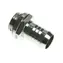 BitsPower Gerader Anschluss G1/4 Zoll AG auf 10 mm ID Silber