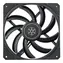 Silverstone Air Slimmer 140 schwarz / 140 mm / Fluiddynamisches Lager / 33 dB bei 1700 U/min / 82 CFM / 4-Pin PWM