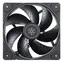 Unverpackt - Silverstone Shark Force Schwarz / 140 mm / Flüssigkeitsdynamisches Lager / 38,3 dB bei 2200 U/min / 120 CFM / 4-Pin PWM / Unverpackt