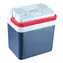 Guzzanti GZ 24A blau-weiß / Thermoelektrische Kühlbox / 53W / 12V & 220 - 240V / Volumen 24 L / Heizfunktion