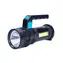 Solight WN46 LED-Taschenlampe mit Griff und Seitenlicht / wiederaufladbar / 150+100lm / Li ION