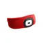 SIXTOL SX5027 rot / Stirnband mit Stirnlampe / 4x45lm LED / Li- ION 300mAh / wiederaufladbar