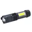 Solight WN49 LED Taschenlampe mit Zoom schwarz / wiederaufladbar / 100lm+70lm / Li ION