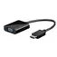 MicroConnect Adapter HDMI 1.4 - VGA MF / 1920x1080p@60MHz / Audio / 0,3m / schwarz
