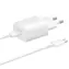 Samsung Netzteil mit Schnellladefunktion (25 W), weiß / 1 m Kabel / USB-C / 3 A / Großpackung