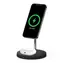 Belkin WIZ010vfBK 2-in-1 Ladestation schwarz / für iPhone / 15W / MagSafe