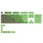 Herrliche austauschbare Tasten GPBT US Olive / 114 Stück / US-Layout / Cherry MX(+)