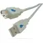 MicroConnect Anschlusskabel USB 2.0 M - USB 2.0 F 0,1m weiß / 480 Mbit/s
