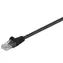 MicroConnect CAT5e U/UTP 0,5 m schwarz / PVC / AWG 24