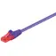 MicroConnect CAT6 U/UTP 1m violett / PVC