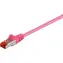 MicroConnect CAT6 F/UTP 2m rosa / PVC