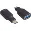 MicroConnect Adapter USB-C (M) - USB3.0 A (F) schwarz