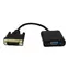 MicroConnect Adapter DVI-D (M) - VGA (F) 0,1m schwarz / Full HD / Plug & Play