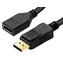 MicroConnect DisplayPort MF Verlängerungskabel 3M Schwarz / 21,6Gbit/s
