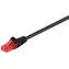MicroConnect CAT6 U/UTP VALUEPACK 7m schwarz / PVC / 10 Stück