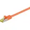 MicroConnect CAT7 S/FTP Patchkabel 10m orange / LSZH