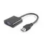 MicroConnect Adapter USB3.0 A (M) - VGA (F) schwarz