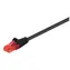 MicroConnect CAT6 U/UTP VALUEPACK 15m schwarz / PVC / 5 Stück