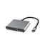 MicroConnect Adapter USB-C (M) - 2x HDMI (F) 0,15m grau