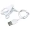 HELMER Ladekabel für HELMER LK 704 weiß / 30 cm / USB-A