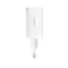 Baseus CCGP120202 GaN5 Pro Schnellladeadapter weiß / 2x USB-C / USB-A / 65W