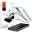 Spigen Glass tR EZ Fit 2 Pack Schutzglas für Apple iPhone 15 Pro Max FC schwarz