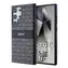 DKNY PC/TPU Repeat Pattern Tonal Stripe Backcover für Samsung S24 Ultra Schwarz