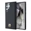 DKNY PU Leder Repeat Pattern Stack Logo Magsafe Back Cover für Samsung Galaxy S24 Ultra Schwarz