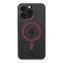 Tactical MagForce Hyperstealth 2.0 Hülle für Apple iPhone 15 Pro Max Schwarz/Rot