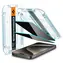 Spigen Glass tR EZ Fit HD Privacy 1 Pack Schutzglas für Apple iPhone 15 Pro Max