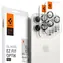 Spigen Glass tR EZ Fit Optik Pro Kameraschutzglas für Apple iPhone 15 Pro & 15 Pro Max 2 Stück weiß