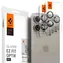 Spigen Glass tR EZ Fit Optik Pro Kameraobjektiv-Schutzglas für Apple iPhone 15 Pro/15 Pro Max natürliches Titan 2 Stück
