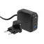 Eenergea TravelHub GAN100 Netzteil schwarz / 100W / 3x USB-C & 1x USB-A
