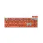 Genesis Lead 300 Double Shot Keycaps orange / Ersatztastensatz / 106 Stück