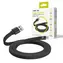 Mobile Origin Magnetisches flaches patentiertes Cable USB-A auf USB-C 1 m schwarz