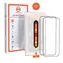 Mobile Origin Orange Screen Guard Schutzglas für Apple iPhone 15 mit Applikator / 2 Stück