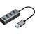 YENKEE YHB 4300 grau / USB Hub / 4X USB 3.0