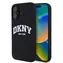 DKNY Liquid Silicone Arch Logo MagSafe Backcover für iPhone 16 PLUS Schwarz