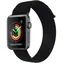 YENKEE YWB 040 AW Nylonarmband für Apple Watch 42 & 44 & 45 & 49 mm schwarz