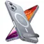 Torras Etui Pstand Series Schutzhülle für Apple iPhone 16 PLUS , Titangrau