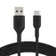 Belkin BOOST CHARGE geflochtenes Kabel USB-A auf USB-C schwarz / 15 cm