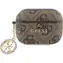 Guess 4G Script PC/PU Charm Case für AirPods Pro 2 Braun