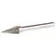 Makita B-52847 / Schleiffräser / 10x20x6 mm / Pyramidenspaltklinge Metall / Edelstahl