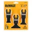 DeWalt DT20760 / Sägeblatt-Set für Schwingschleifer / 3-tlg.