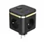 Viking VY33B Steckdosenleiste, schwarz / 3x 230 V + 1x USB-A + 2x USB-C / Touch-Beleuchtung