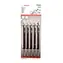BOSCH 2608633A34 / Sägeblattsatz für Holz / HCS / Klemmung T / Blattlänge 152 mm / Abstand 4 mm / 5-tlg